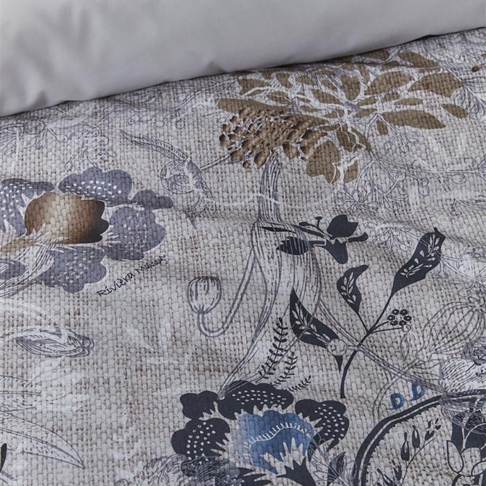 Rivièra Maison Floral Paisley Dekbedovertrek 200 x 200/220 cm - Zand