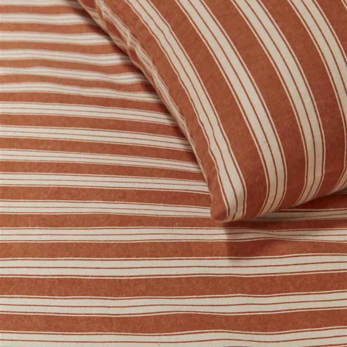 vtwonen Pyjamas Dekbedovertrek 200 x 200/220 cm - Terracotta