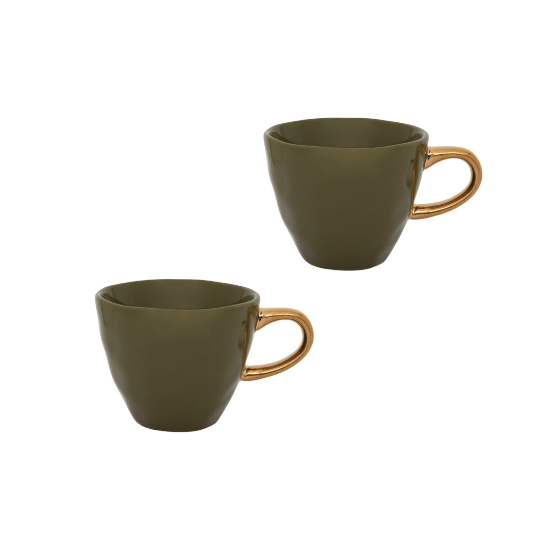 Urban Nature Culture Good Morning Koffiekop - Fir Green - 2 st.