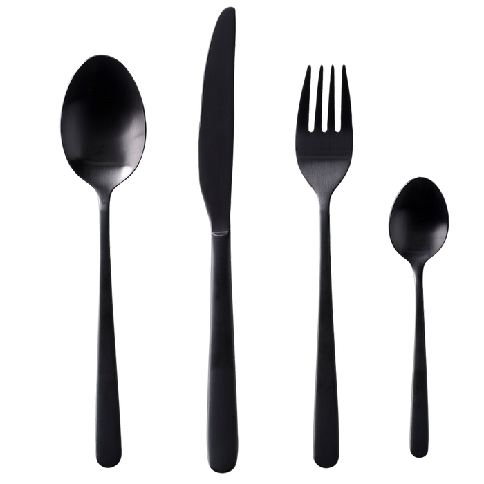 Gero Ellen Bestekset 24-delig - Zwart
