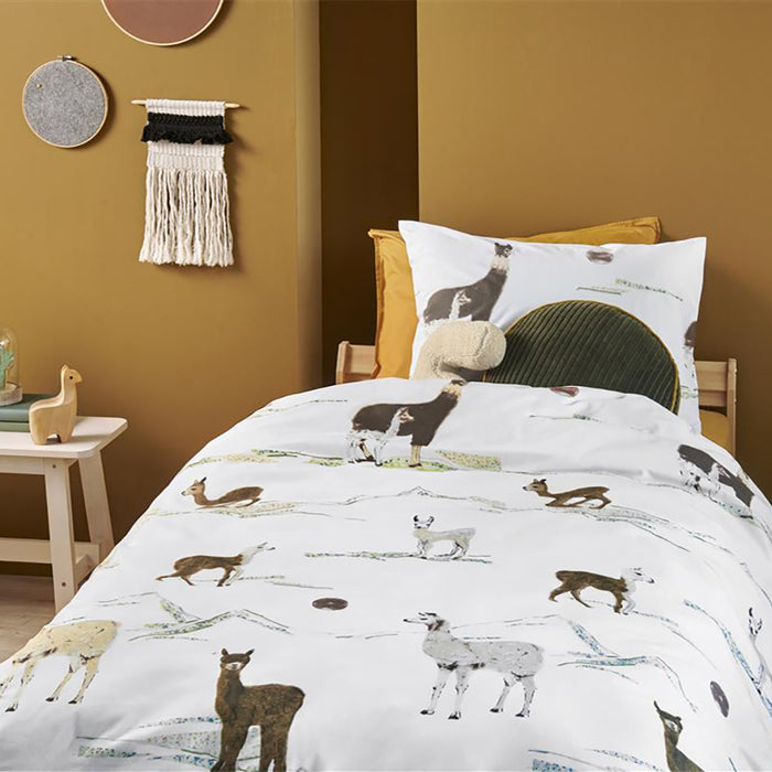 Beddinghouse Kids Lama's Dekbedovertrek 140 x 200/220