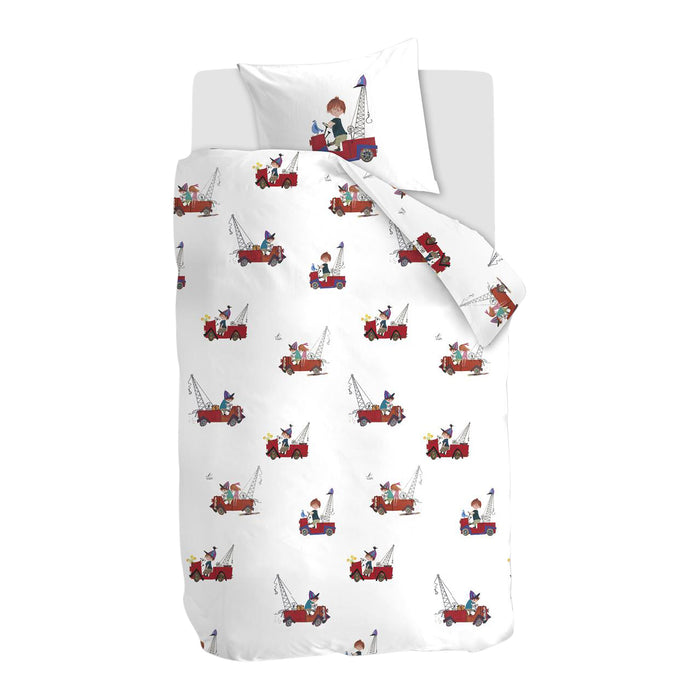 Fiep by Beddinghouse Kraanwagen Dekbedovertrek 140 x 200/220 cm