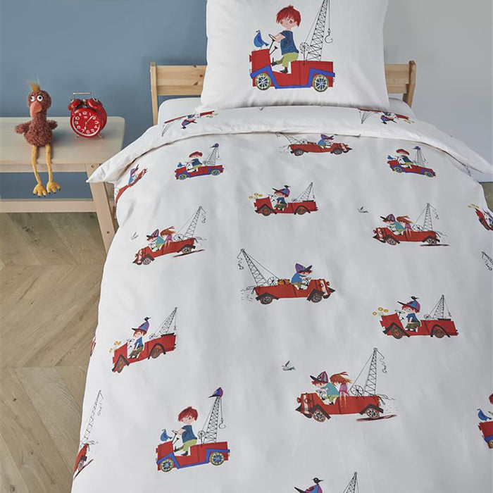 Fiep by Beddinghouse Kraanwagen Dekbedovertrek 140 x 200/220 cm