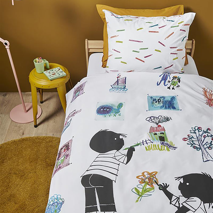 Fiep by Beddinghouse Tekenen Dekbedovertrek 140 x 200/220 cm