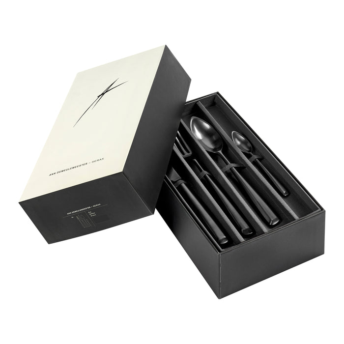 SERAX - Ann Demeulemeester - Zoë Bestekset 24-delig - Zwart