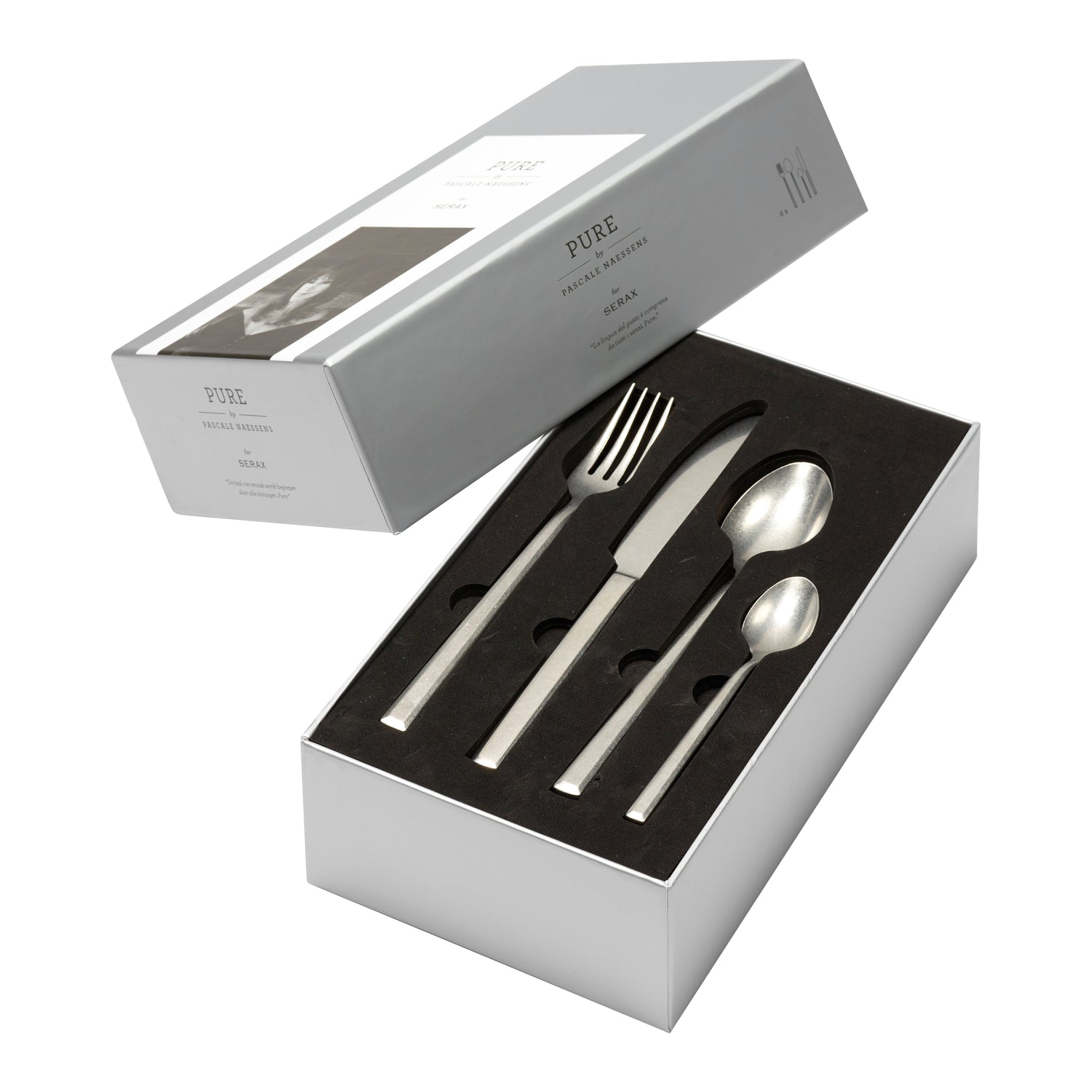 SERAX - Pascale Naessens - Pure Bestekset 24-delig - Zilver