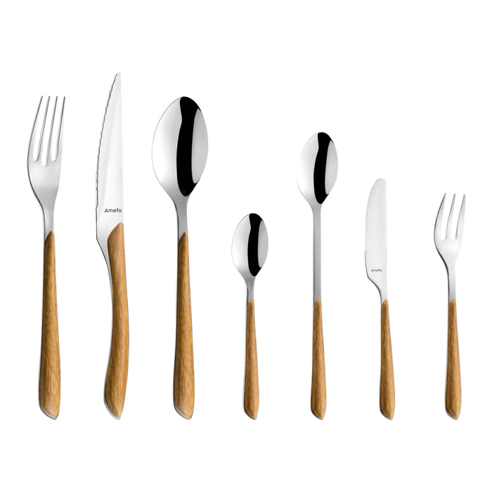 Amefa Eclat Bestekset 26-delig - Nature Brown