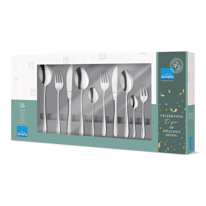 Amefa Monaco Bestekset  56-delig - Zilver