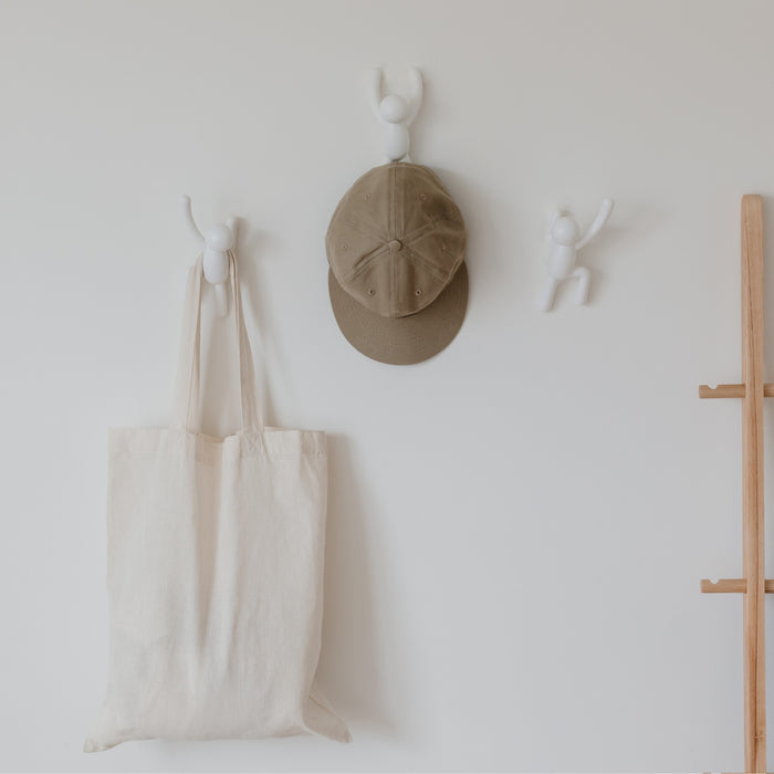 Umbra Buddy Kapstokhaken - Set van 3 - Wit