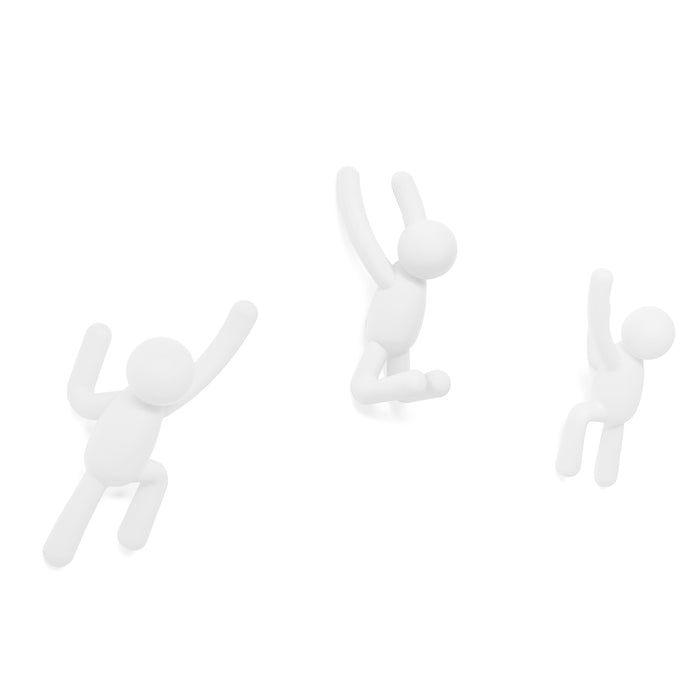 Umbra Buddy Kapstokhaken - Set van 3 - Wit