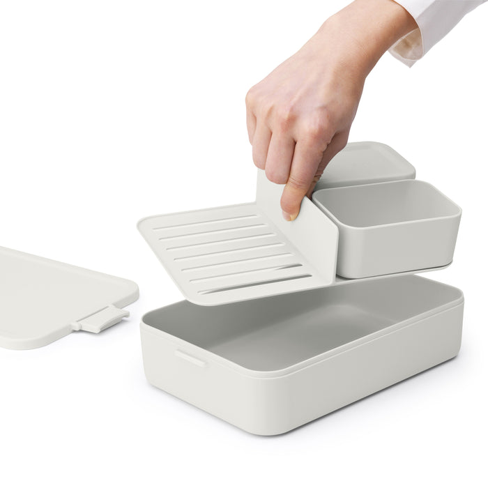 Brabantia Make & Take Bento Lunchbox - Kunststof - Light Grey