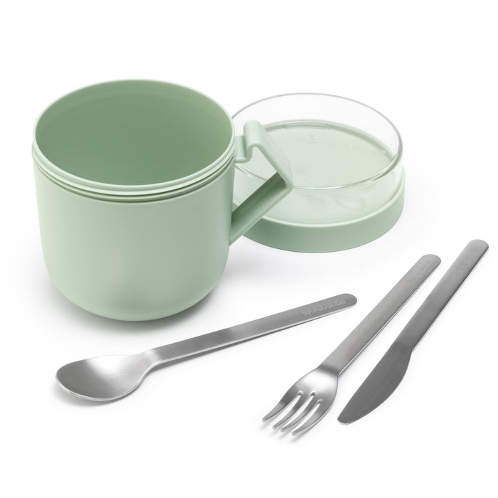 Brabantia Make & Take Soepbeker to Go 0,6 L - Magnetron - Jade Green