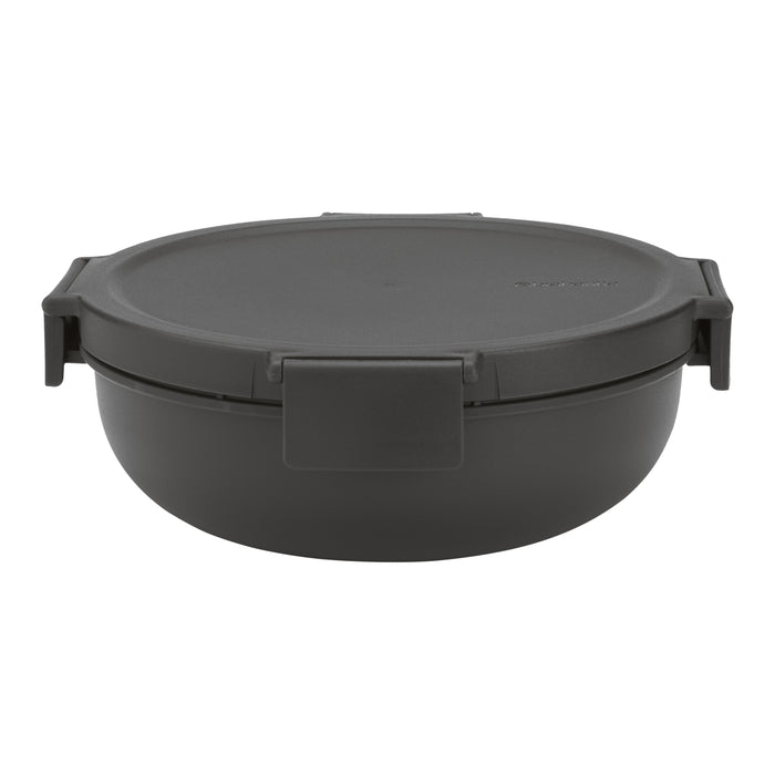 Brabantia Make & Take Salade Lunchbox 1,3 L - Kunststof - Dark Grey