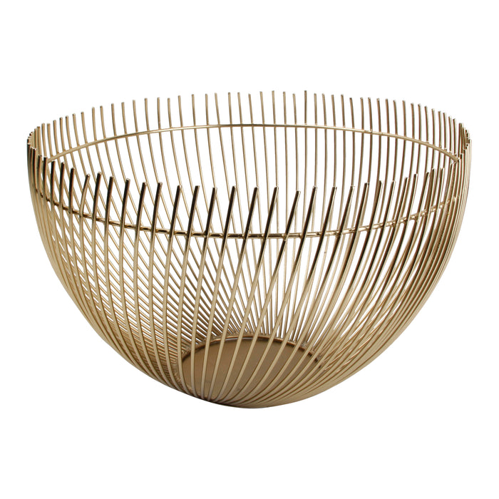 Salt & Pepper Iris Draadmand H 18 cm - Goud