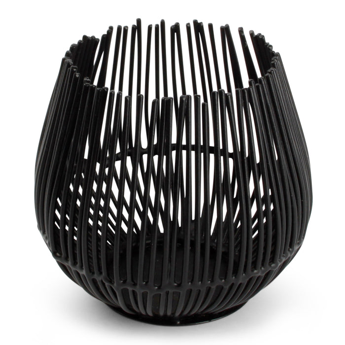 Salt & Pepper Iris Kandelaar - Zwart