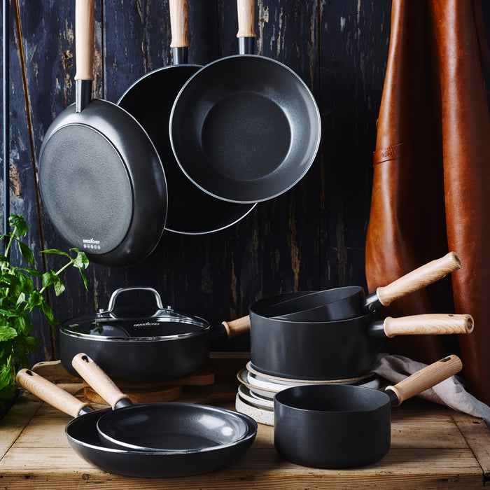 GreenChef Vintage Koekenpannenset Ø 20 + 28 cm