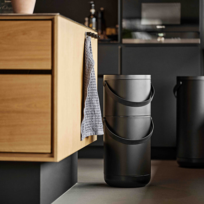 Zone Denmark Circular Afvalemmer 34 Liter (22+12 Liter) - Zwart