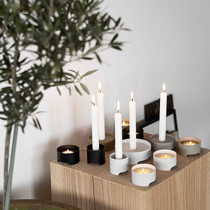 Zone Denmark Singles Waxinelichthouder - Mud