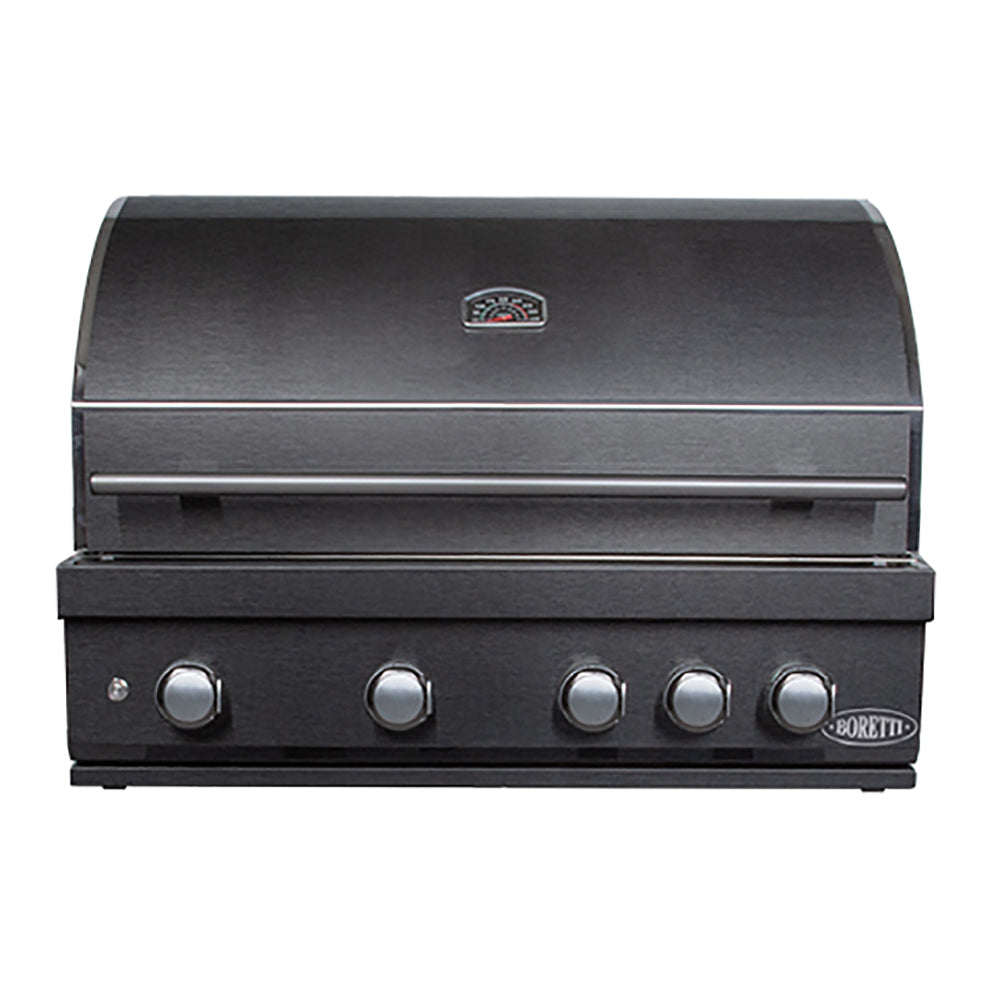 Boretti Imperatore Nero Gasbarbecue - 4 Branders - Built-in Gun Metal