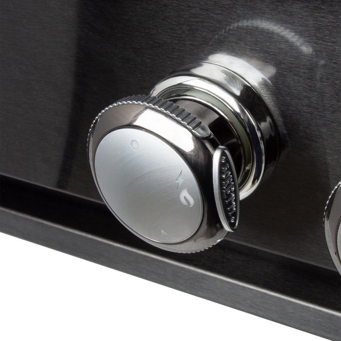 Boretti Imperatore Nero Gasbarbecue - 4 Branders - Built-in Gun Metal