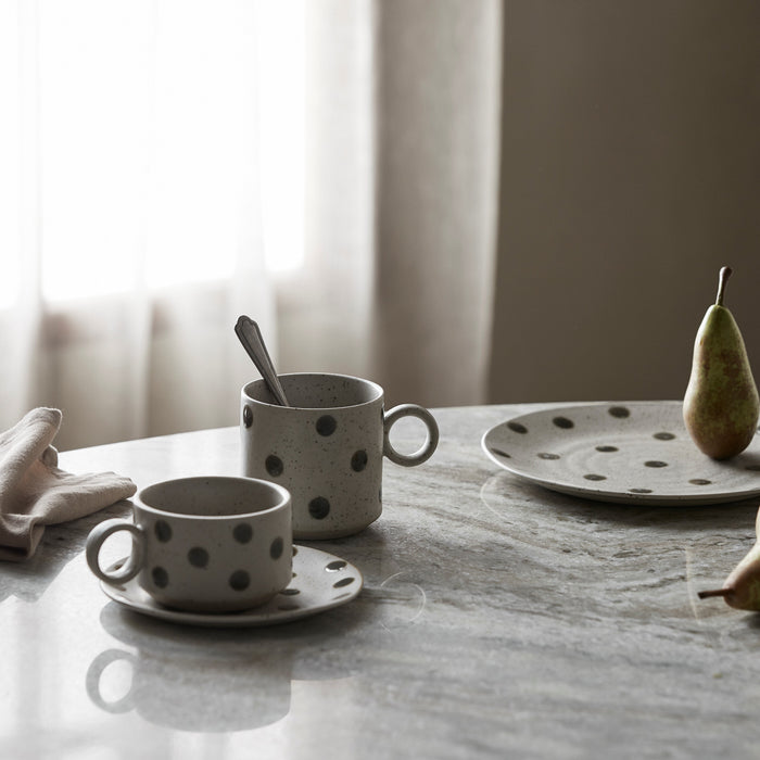 Nordal Grainy Dot Bord Ø 14.5 cm - Zand