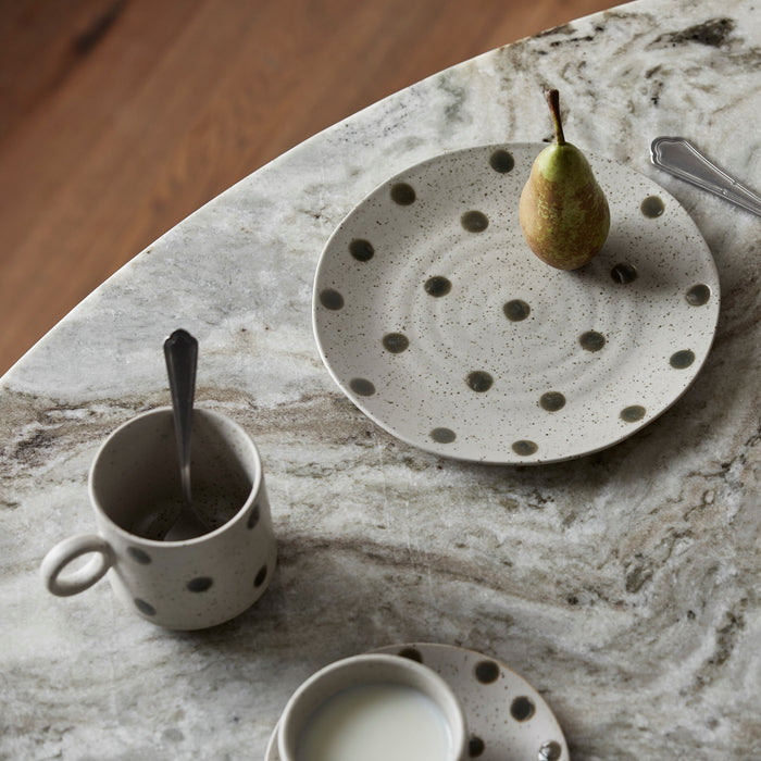 Nordal Grainy Dot Bord Ø 14.5 cm - Zand
