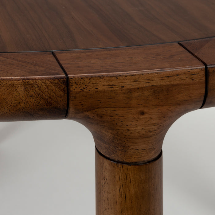 Zuiver x fonQ Storm Eettafel - Ø 130 cm - Donkerbruin