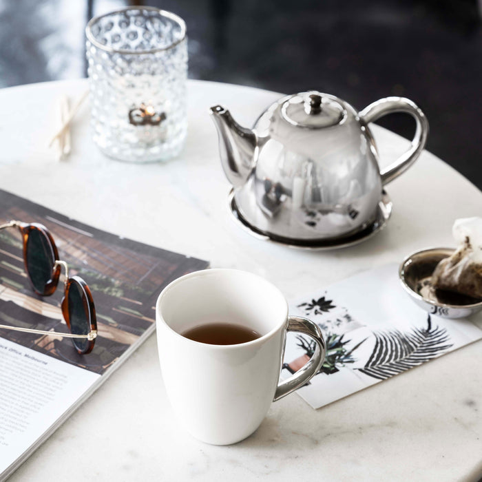 vtwonen Raw Serviesset 36-delig - Wit|zilver