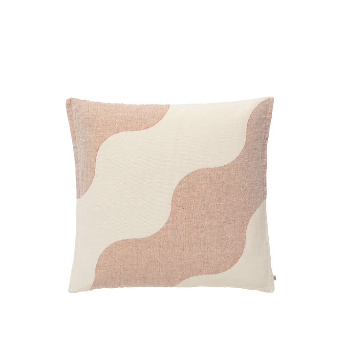 Broste Copenhagen Tide Kussenhoes L 50 x B 50 cm - Bruin