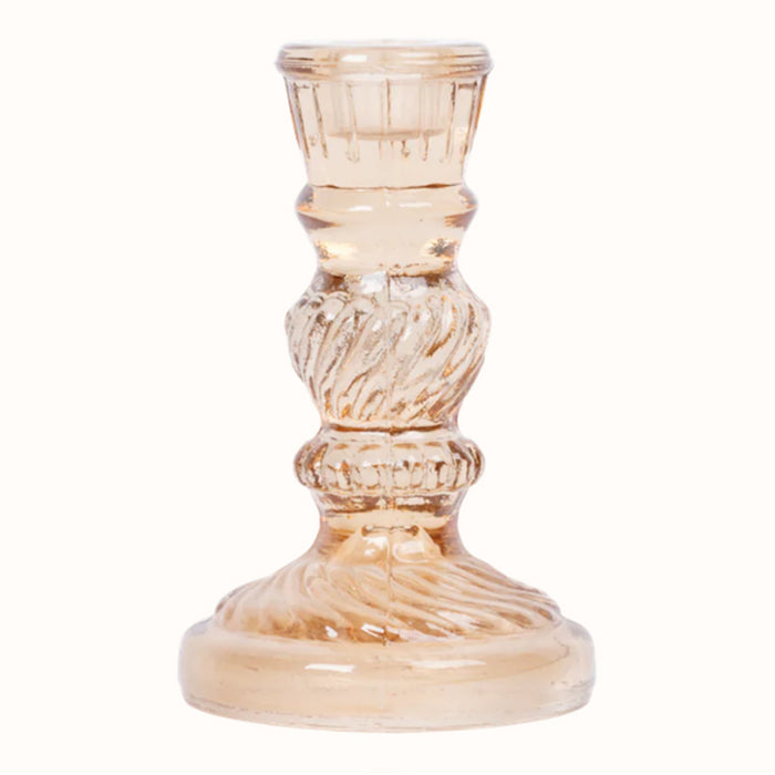 Á la Antique Glass Kandelaar - Blush