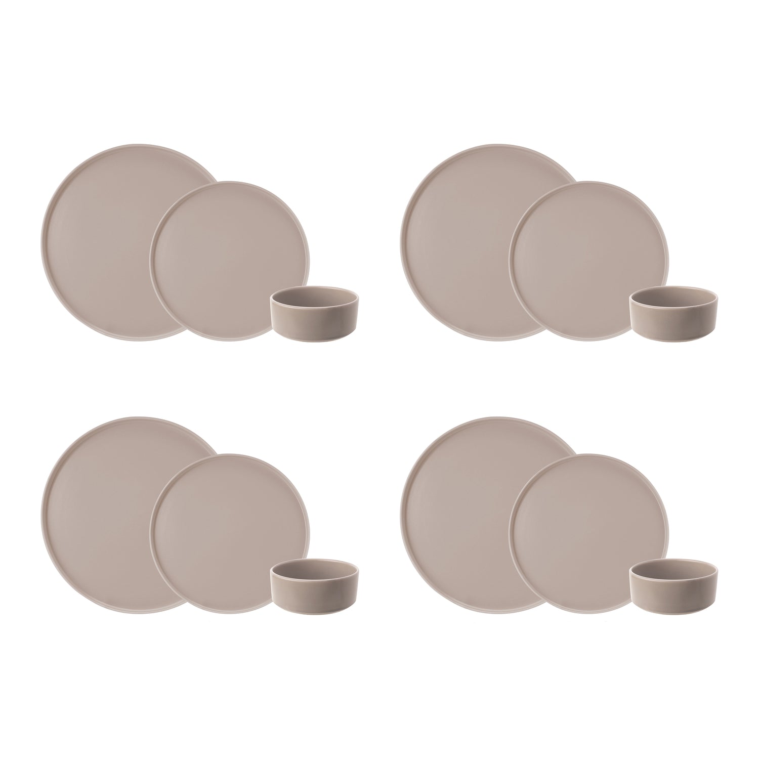 Cosy & Trendy Tower Serviesset 12-delig - Beige