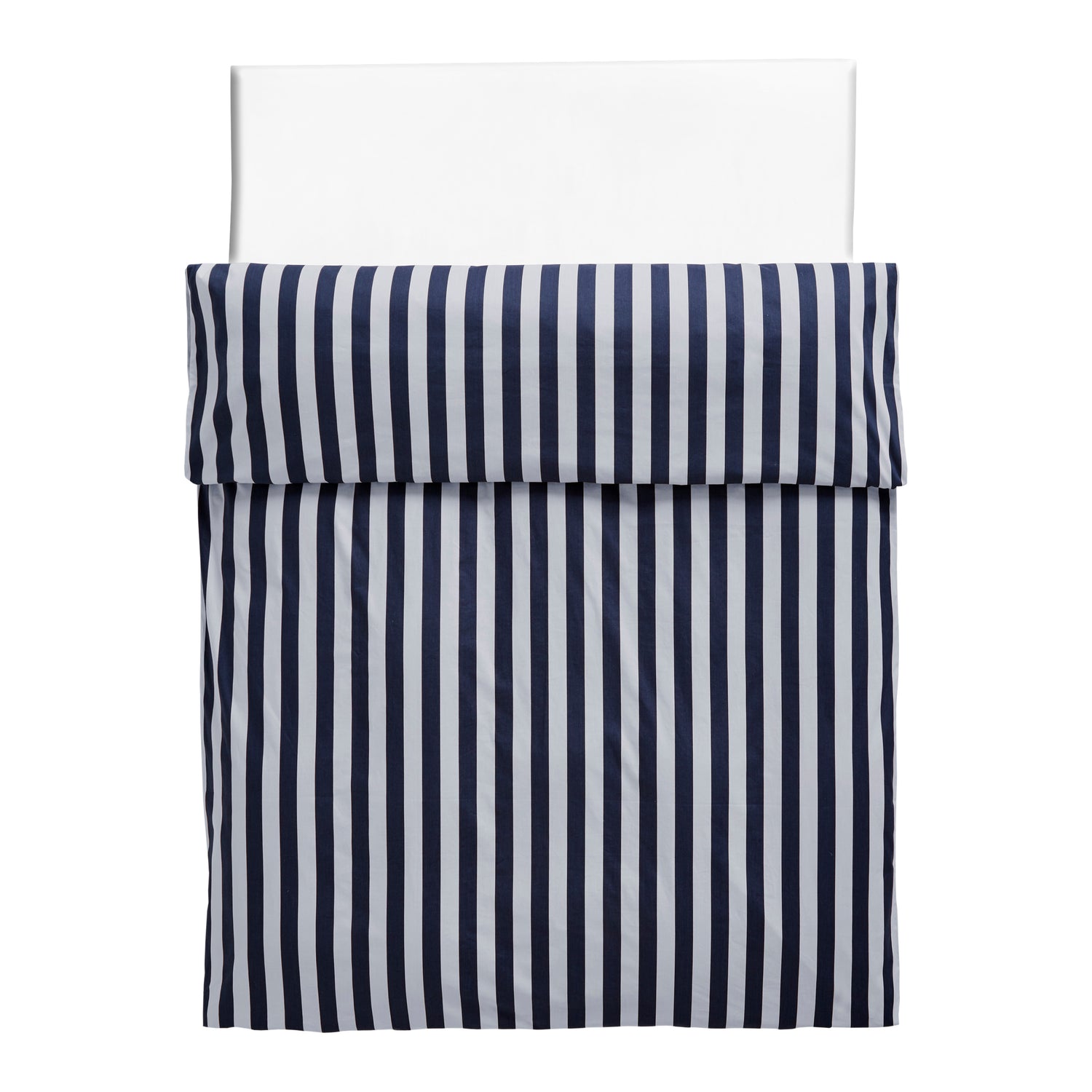 HAY Été Dekbedovertrek 140 x 200 - Midnight Blue / Light Grey