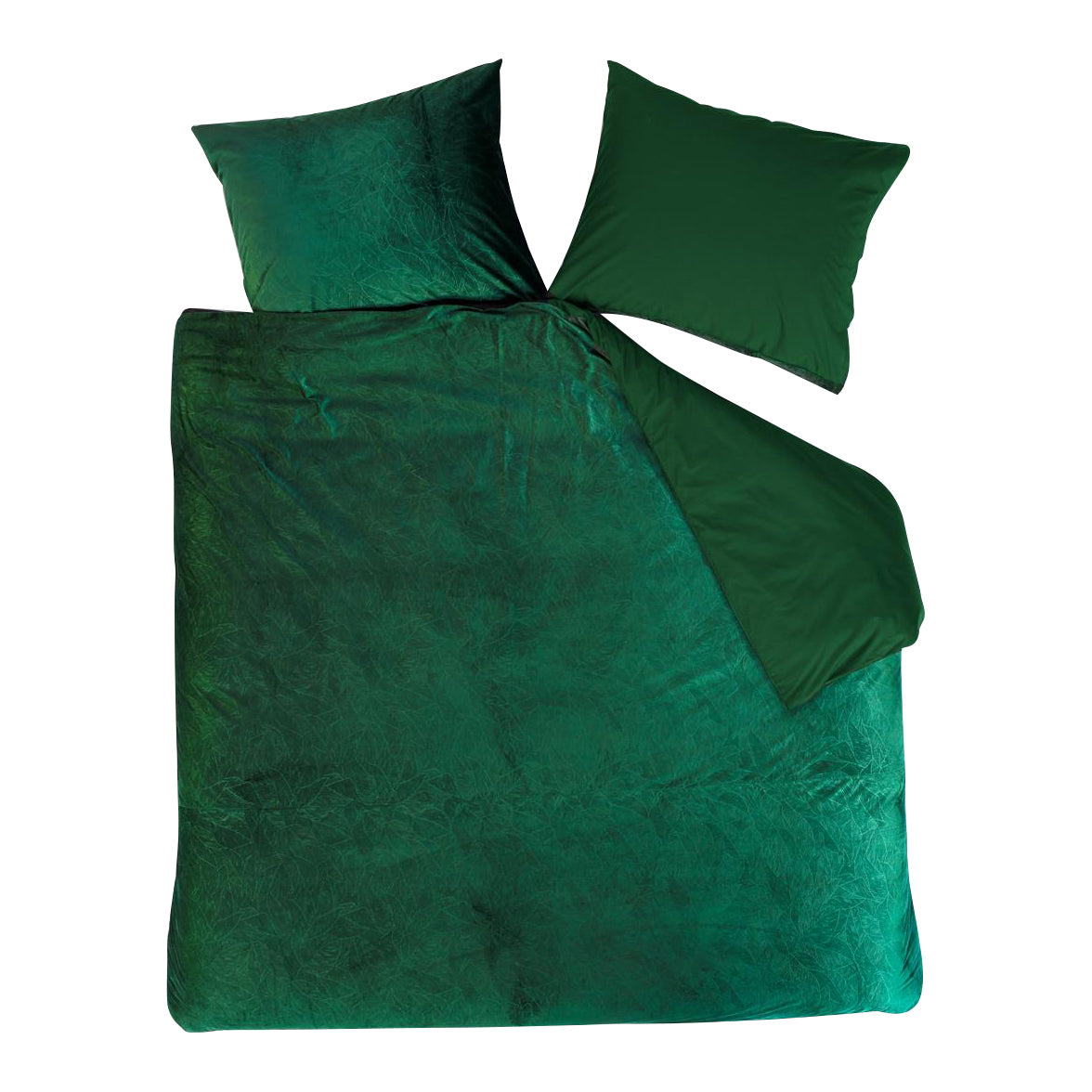 At Home by Beddinghouse Plants Dekbedovertrek 200 x 200/220 cm - Groen