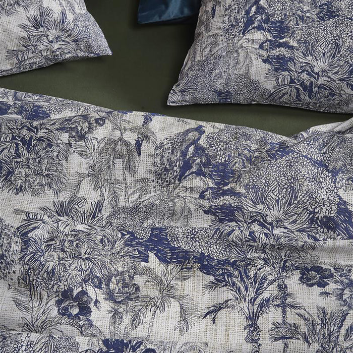 At Home by Beddinghouse Sketch Dekbedovertrek 140 x 200/220 cm - Blauw