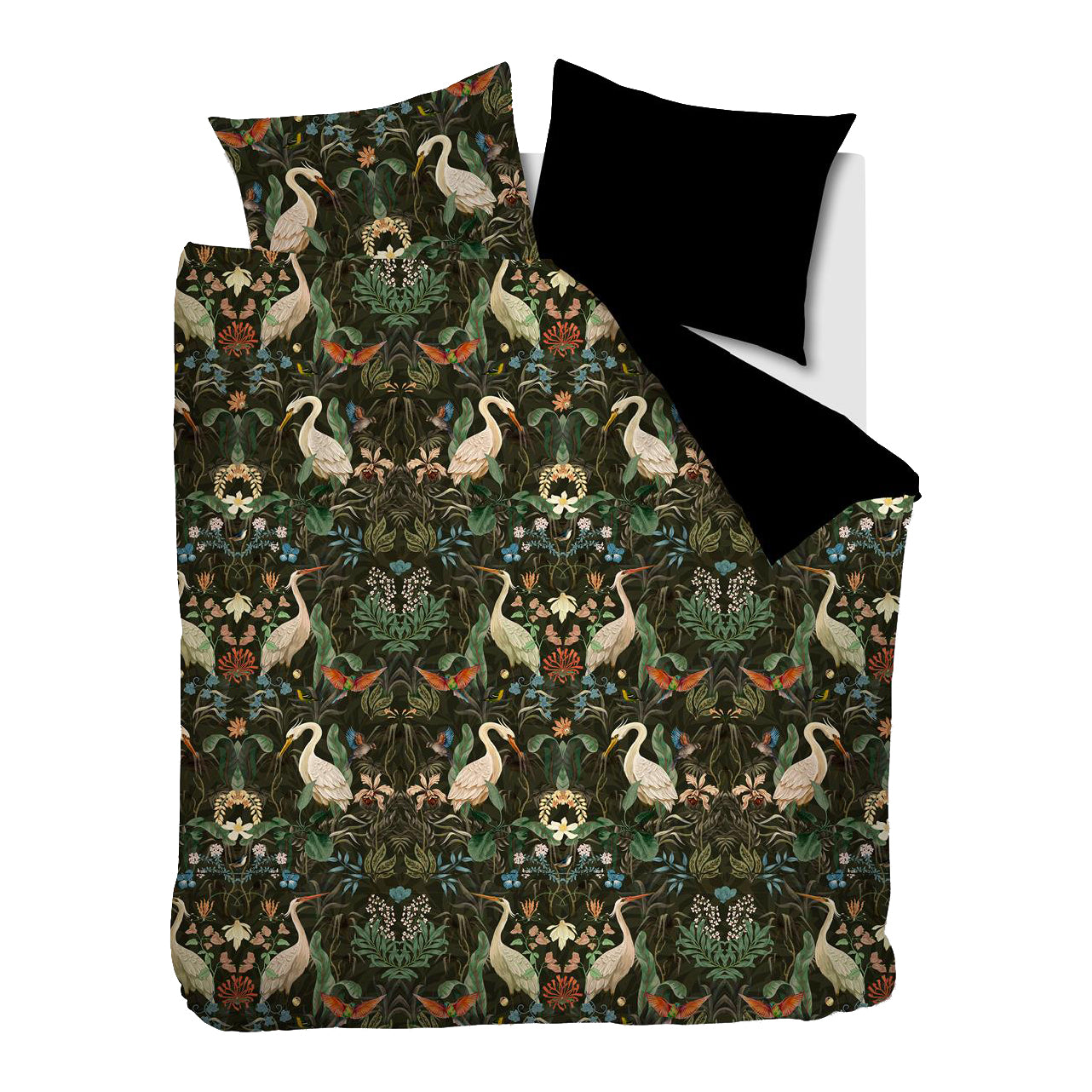 At Home by Beddinghouse Vibrant Dekbedovertrek 240 x 200/220 cm - Zwart