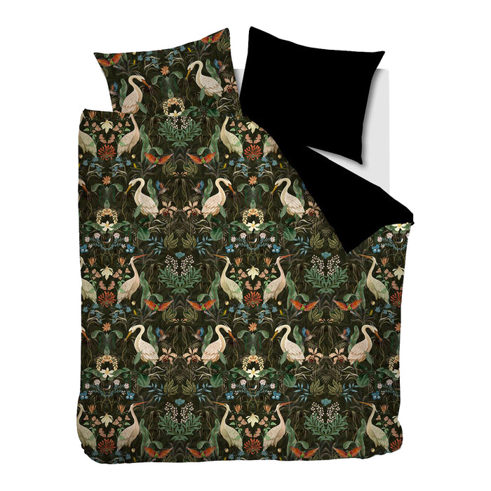 At Home by Beddinghouse Vibrant Dekbedovertrek 240 x 200/220 cm - Zwart