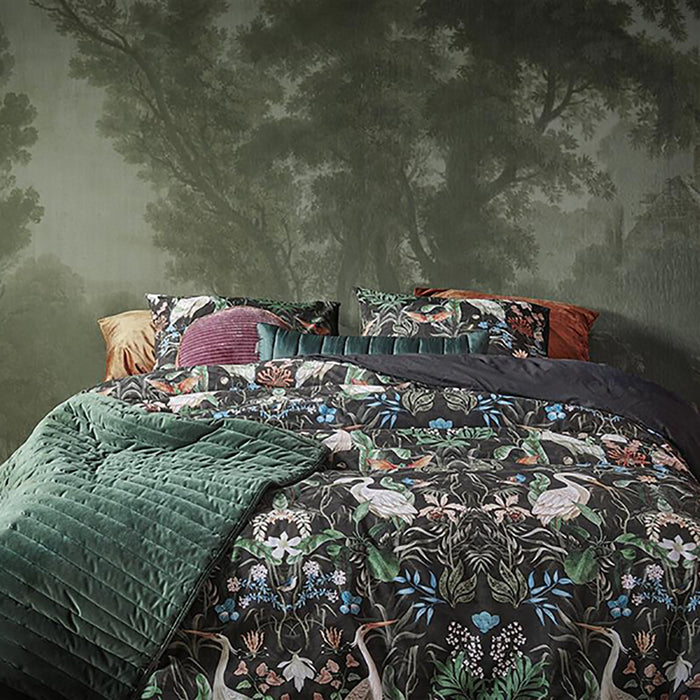 At Home by Beddinghouse Vibrant Dekbedovertrek 240 x 200/220 cm - Zwart