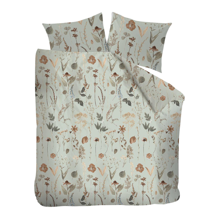 Ariadne at Home Flore Dekbedovertrek 200 x 200/220 cm - Groen