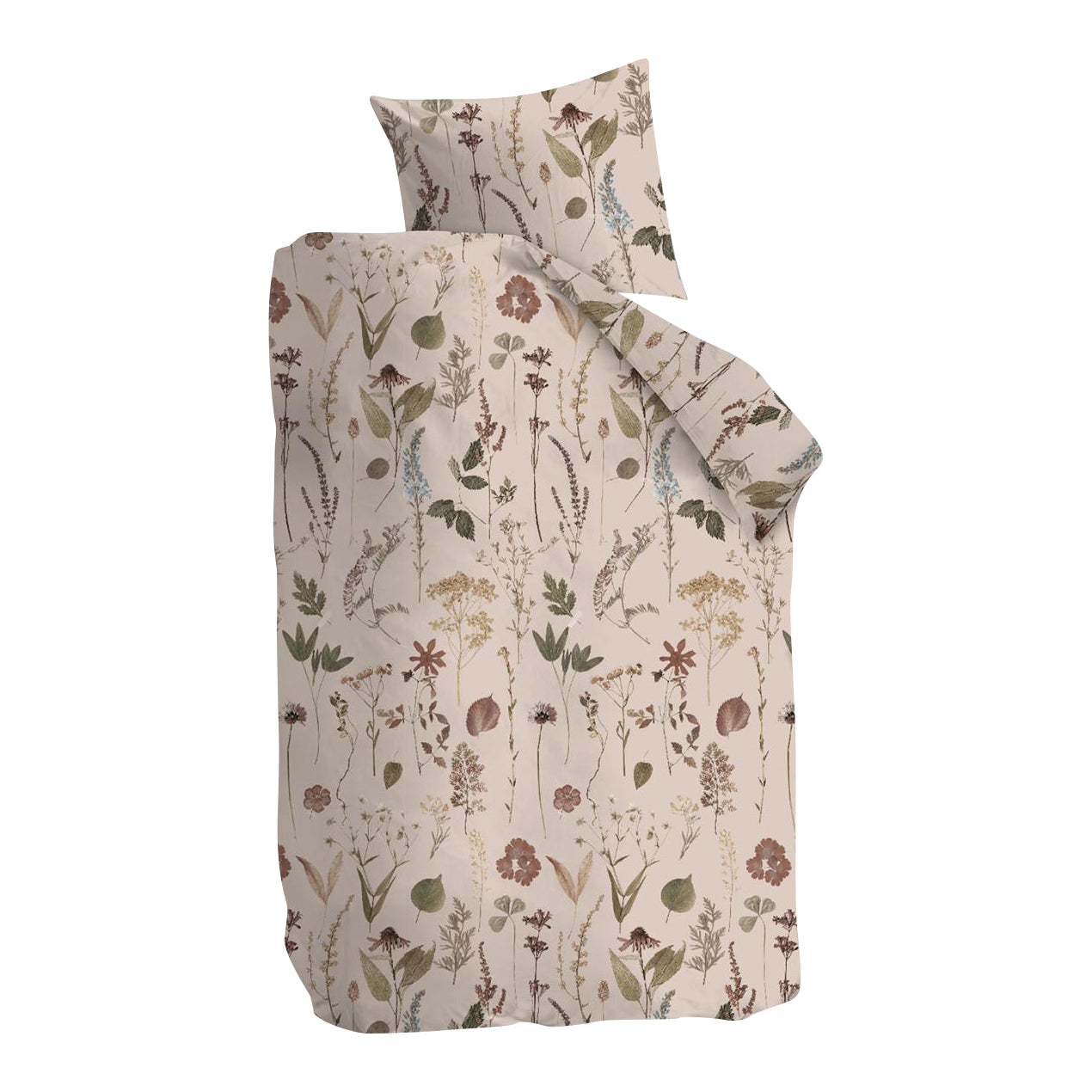 Ariadne at Home Flore Dekbedovertrek 140 x 200/220 cm - Nude