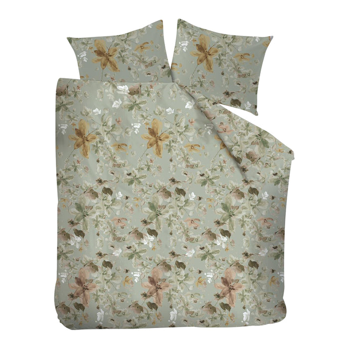 Ariadne at Home Pretty Dekbedovertrek 200 x 200/220 cm - Groen