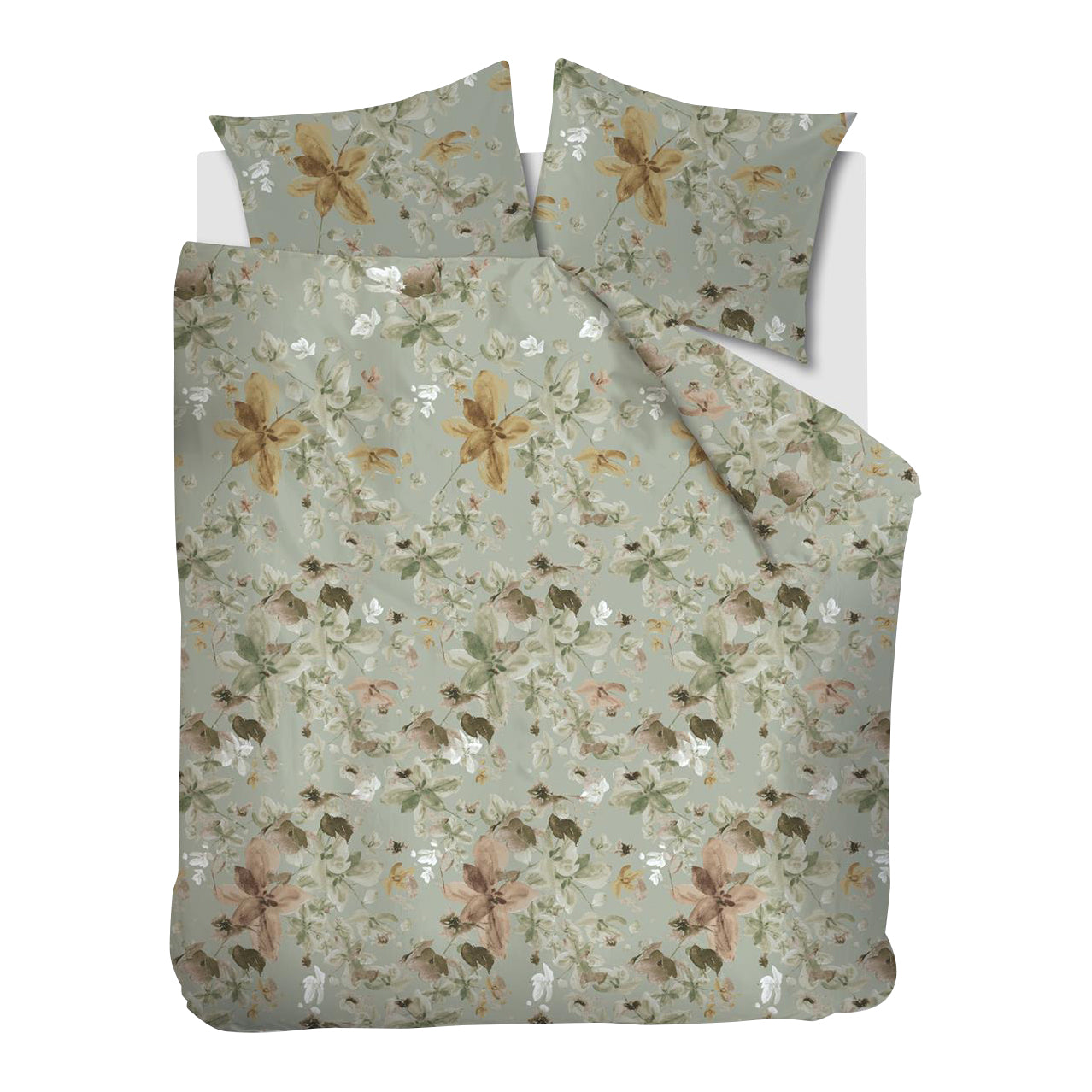 Ariadne at Home Pretty Dekbedovertrek 240 x 200/220 cm - Groen