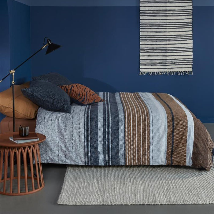 Beddinghouse Arvin Dekbedovertrek 140 x 200/220 cm - Blauw