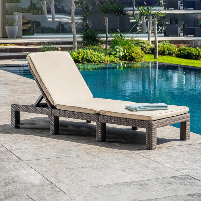 Allibert Daytona Ligbed - Cappuccino