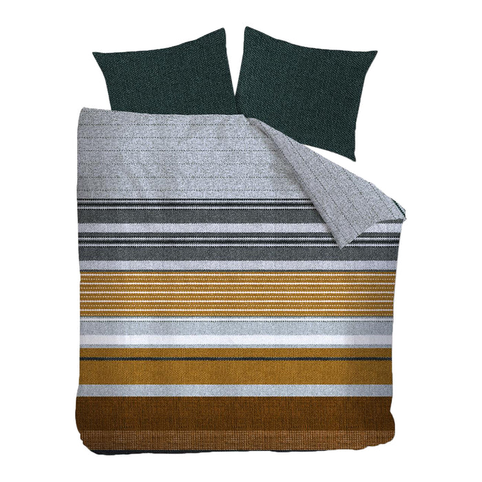 Beddinghouse Arvin Dekbedovertrek 240 x 200/220 cm - Groen