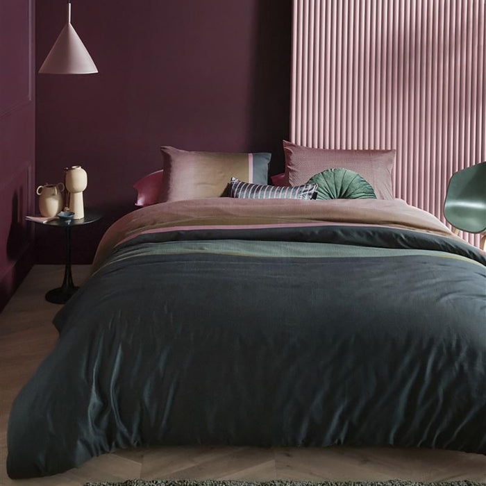 Beddinghouse Kian Dekbedovertrek 140 x 200/220 cm - Groen