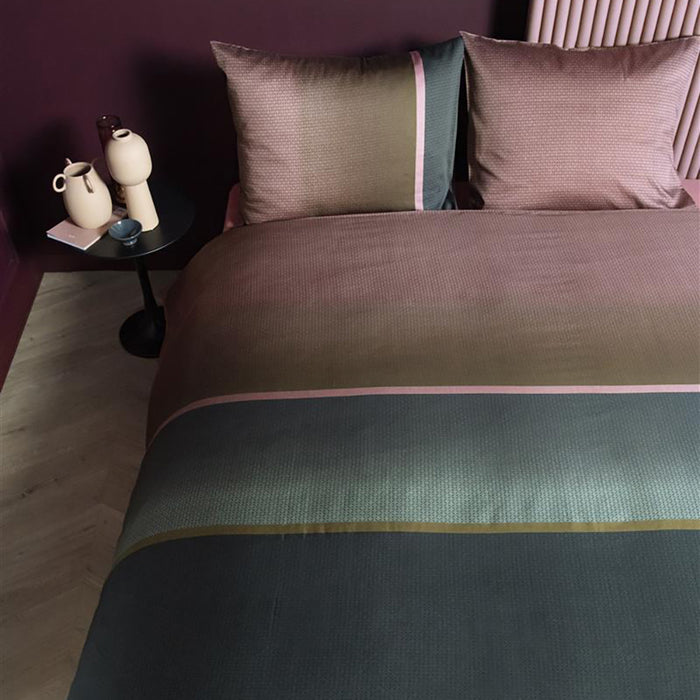 Beddinghouse Kian Dekbedovertrek 140 x 200/220 cm - Groen