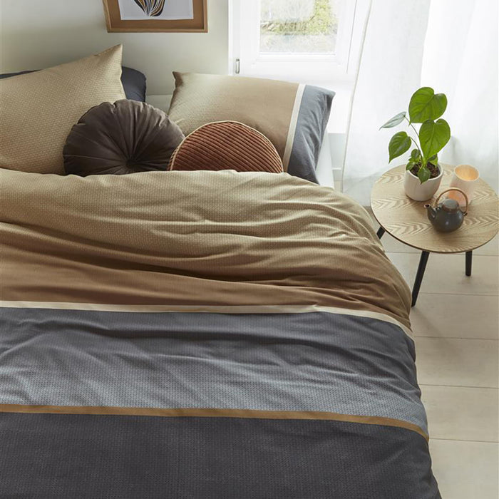 Beddinghouse Kian Dekbedovertrek 240 x 200/220 cm - Grijs