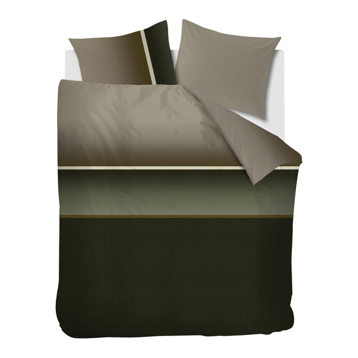 Beddinghouse Kian Dekbedovertrek 240 x 200/220 cm - Olijfgroen