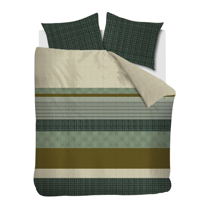 Beddinghouse Kyle Dekbedovertrek 200 x 200/220 cm - Groen