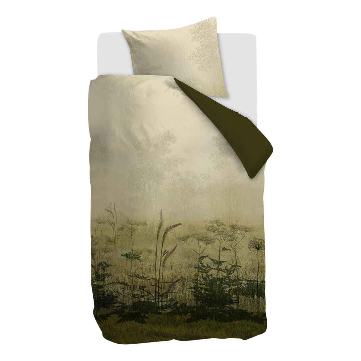 Beddinghouse Le Matin Dekbedovertrek 140 x 200/220 cm - Groen